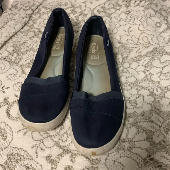 Keds Cali II Womens Canvas Slip On Navy Sneakers Size 8.5 - Picture 1 of 5